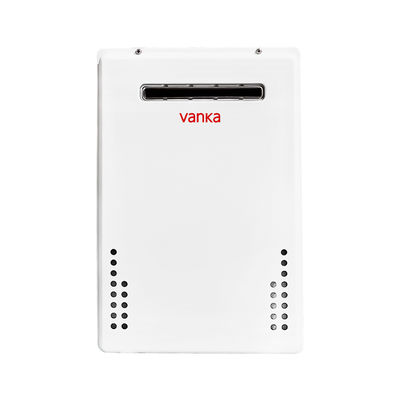 Zewnętrzny gazowy podgrzewacz wody bez zbiornika LPG/gaz ziemny 6L-16L, montowany na ścianie