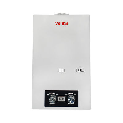 10L Biały Podgrzewacz Wody z Odprowadzeniem Spalin Oszczędność Energii Łatwy Montaż