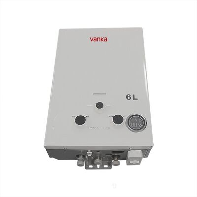 6L komercyjny podgrzewacz gazowy system cyfrowy przenośny trwały pod prysznicem