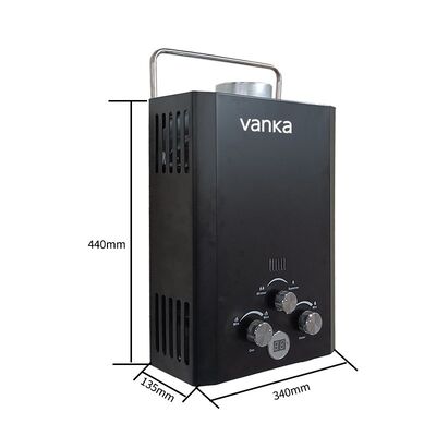 Stal nierdzewna 12KW Podgrzewacz wody z gazów spalinowych Nowoczesny styl do prysznica w domu, hotelu, apartamencie i do użytku komercyjnego