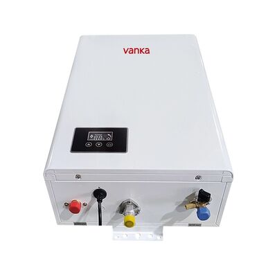 Biały 16L cyfrowy termostatyczny gazowy podgrzewacz wody z pojedynczym dymu energooszczędny