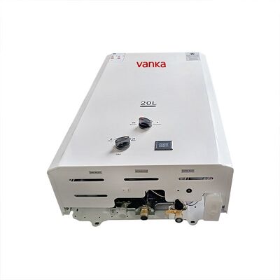 20L Tankless Thermostatic Gas Water Heater Dual Flue Gray OEM ODM