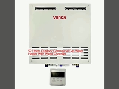52 litrów ogrzewacz gazowy zewnętrzny z przewodowym kontrolerem