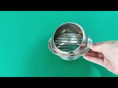 Stal nierdzewna okrągła ściana otworu grillowego pokrywa przeciwdeszczowa przeciwdeszczowa otworu wydechowego