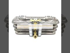 Zespół spalinowy podgrzewacza wody z 4-wzórkowym palnikiem 150mm-1800mm